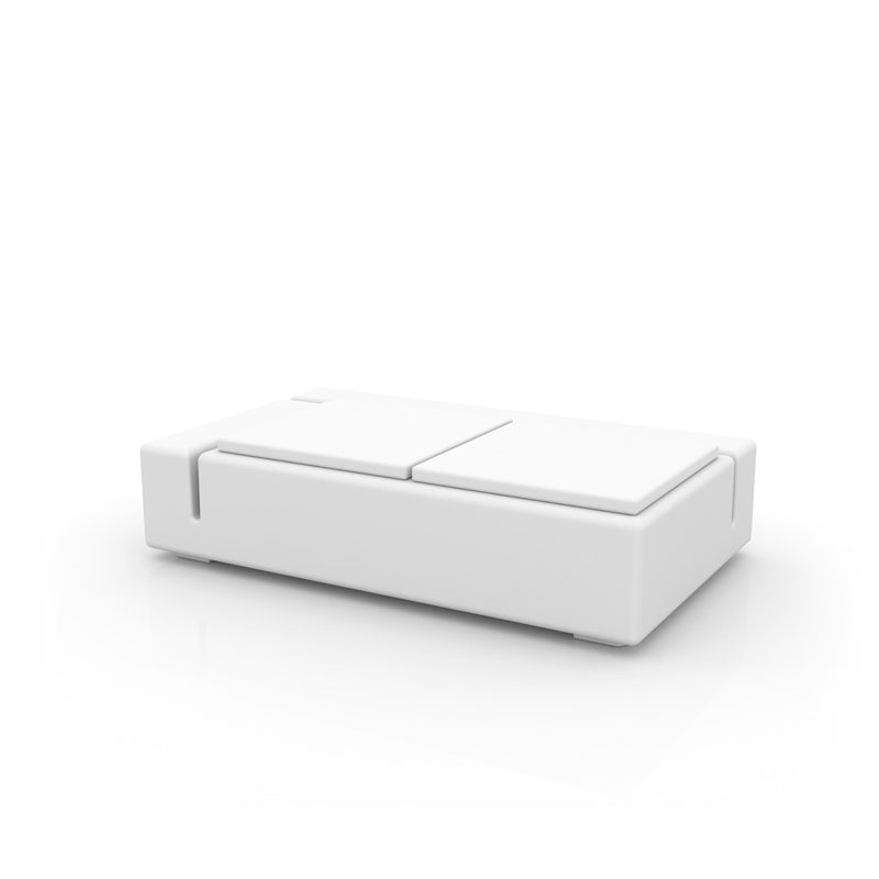 KES Módulo 150x90 Derecha para exterior | VONDOM. Sofa Modular de diseño moderno para jardín o terraza. Dimensiones: 150x90x40 Diseñado por Buratti. Fabricado en rotomoldeo de resina de polietileno de alta resistencia reforzada con fibra de vidrio y tratamiento UV.
