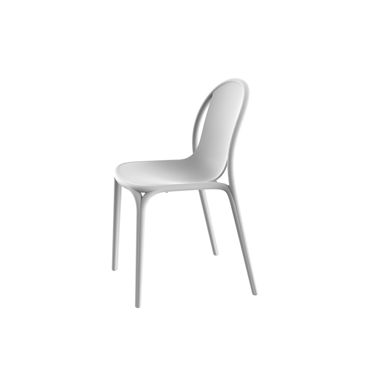 BROOKLYN Silla (4 Pack) Sin Brazos Apilable para exterior | VONDOM. Silla de diseño moderno para jardín o terraza. Dimensiones: 48x52x83 Diseñado por Eugeni Quitllet. Fabricado por inyección de resina de alta resistencia reforzada con fibra de vidrio y tratamiento UV.