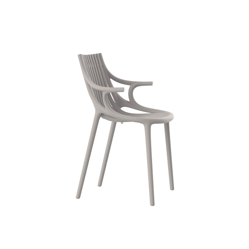 IBIZA Silla con Brazos (4 Pack) Apilable para exterior | VONDOM. Silla de diseño moderno para jardín o terraza. Dimensiones: 57x51x81 Diseñado por Eugeni Quitllet. Fabricado por inyección de resina de alta resistencia reforzada con fibra de vidrio y tratamiento UV.