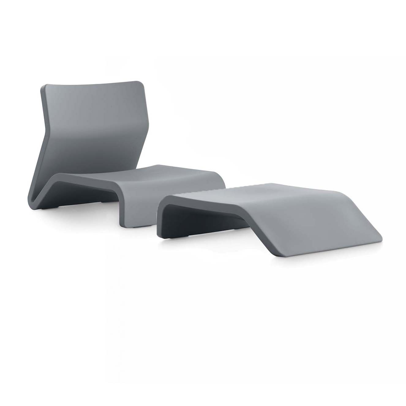 CLIP Sun Lounger / Lounge Chair con Table