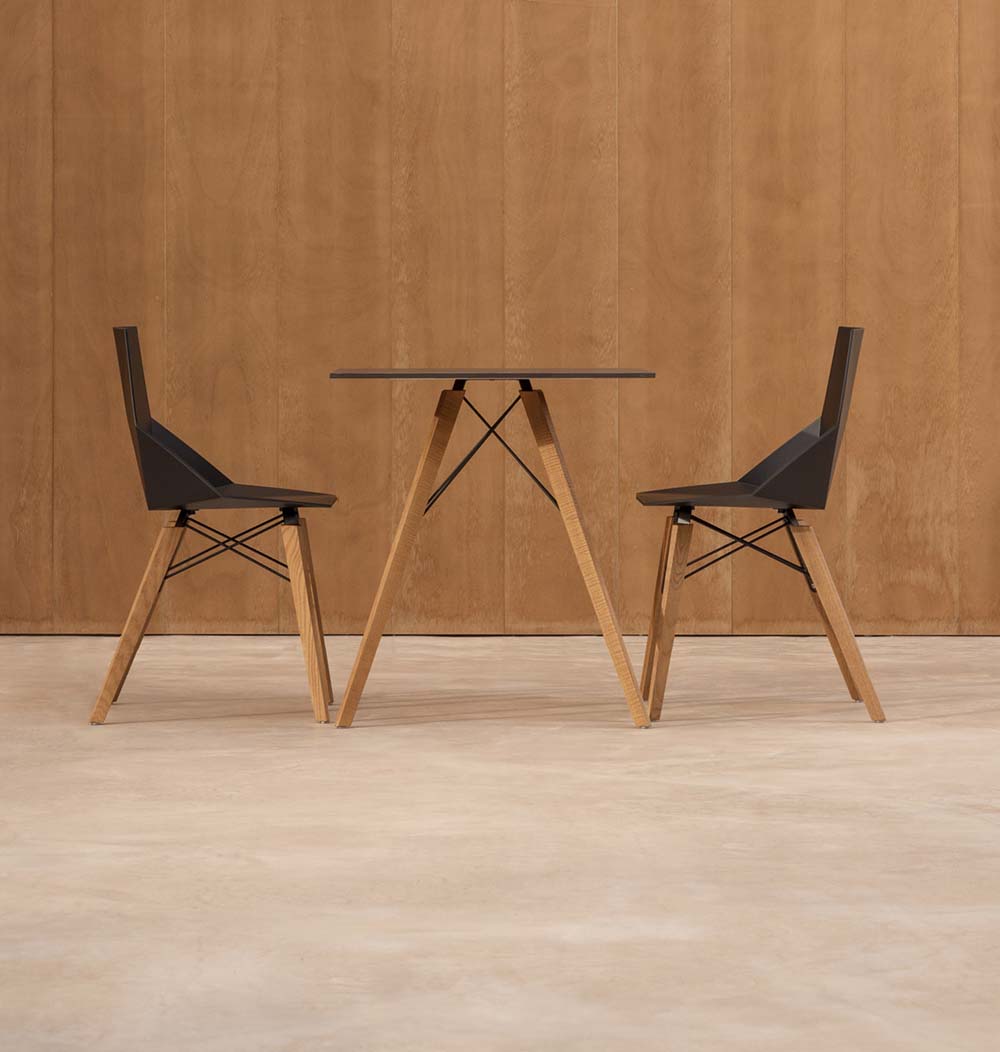 Stuhl FAZ Wood mit Armen