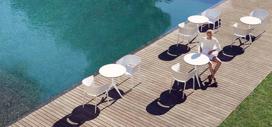 Las mejores sillas de diseño moderno para restaurantes y terrazas de exterior