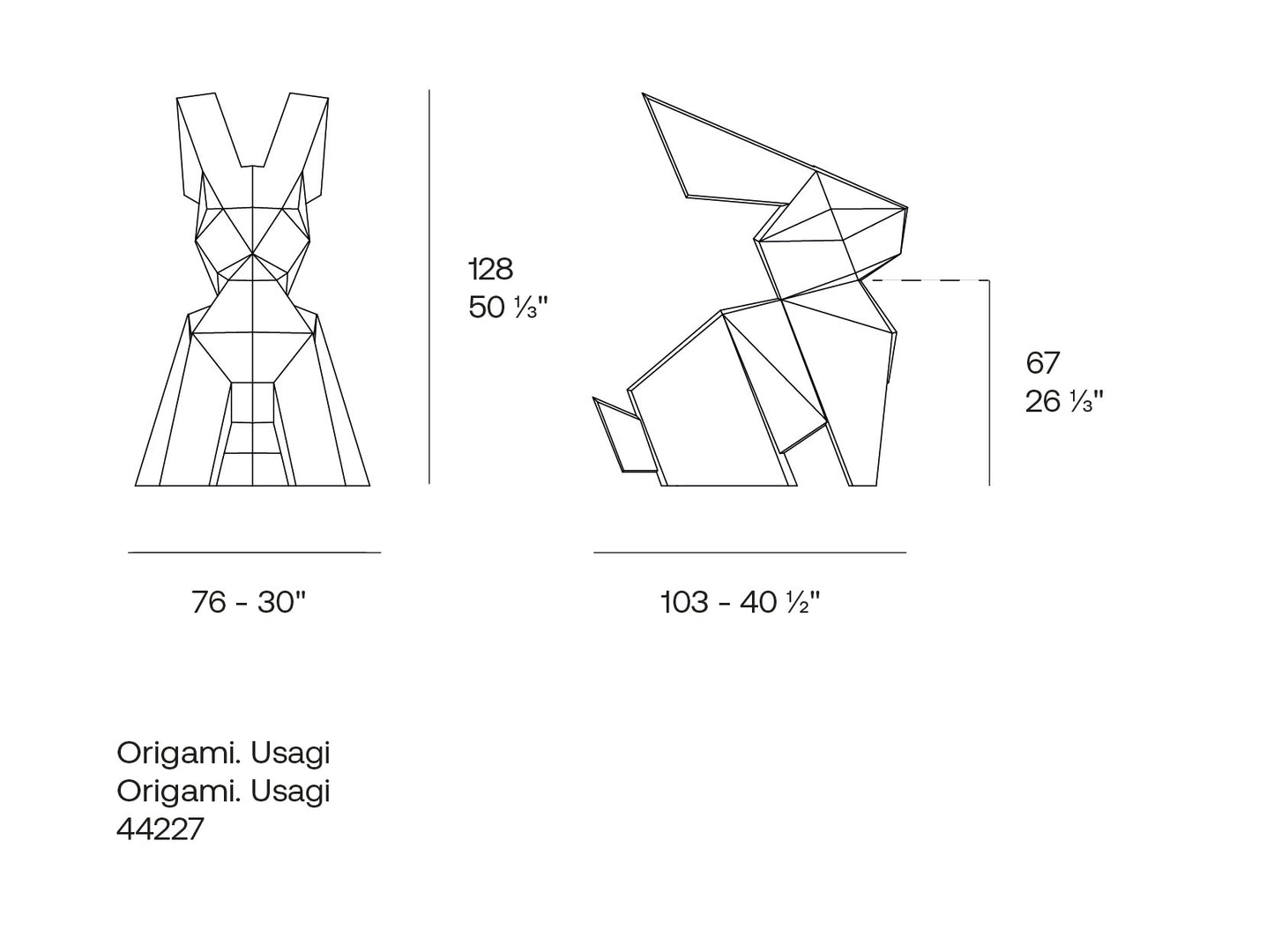 ORIGAMI Usagi & Kousagi