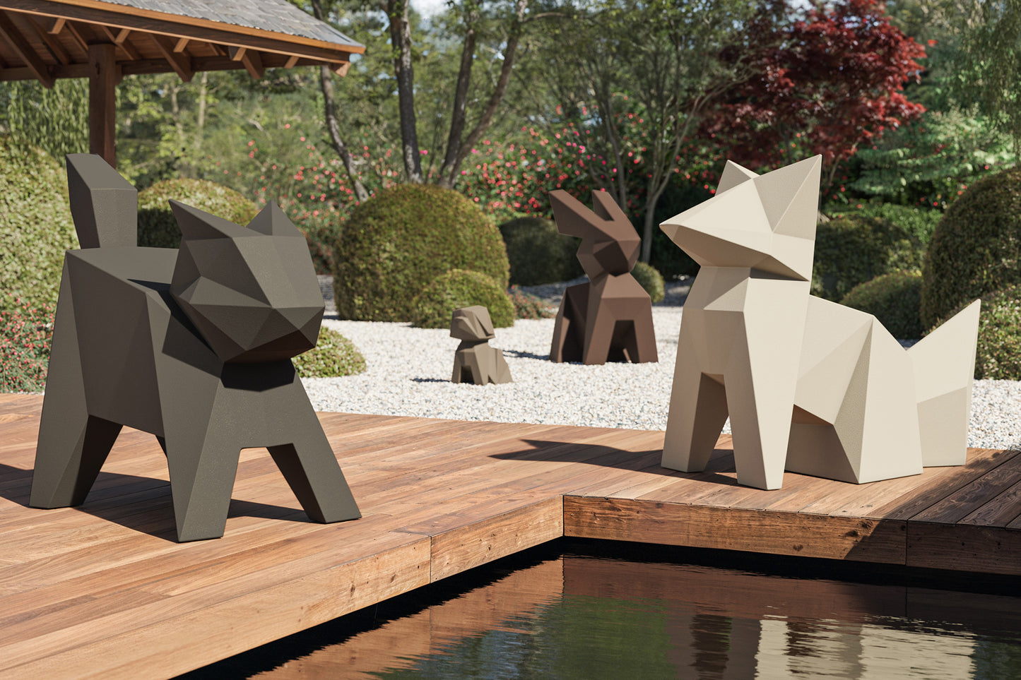 ORIGAMI Kitsune & Kokitsune