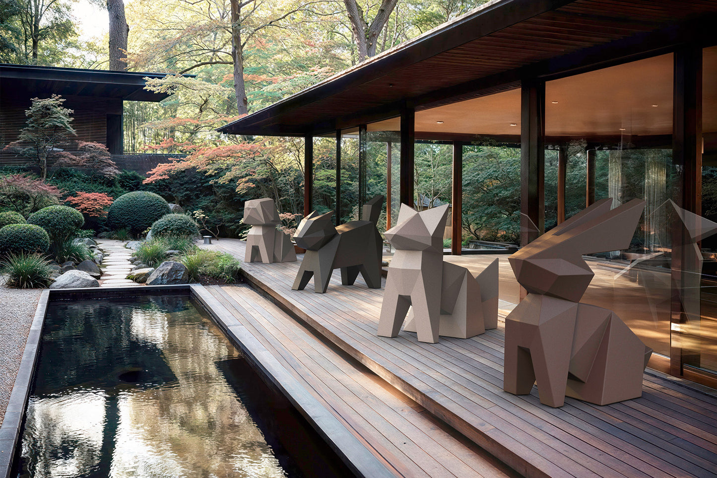 ORIGAMI Kitsune & Kokitsune