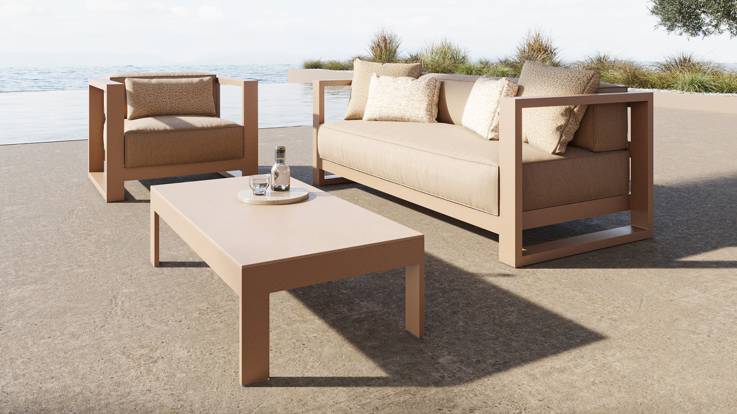 Outdoor Coffee Table 100x100 - Posidonia