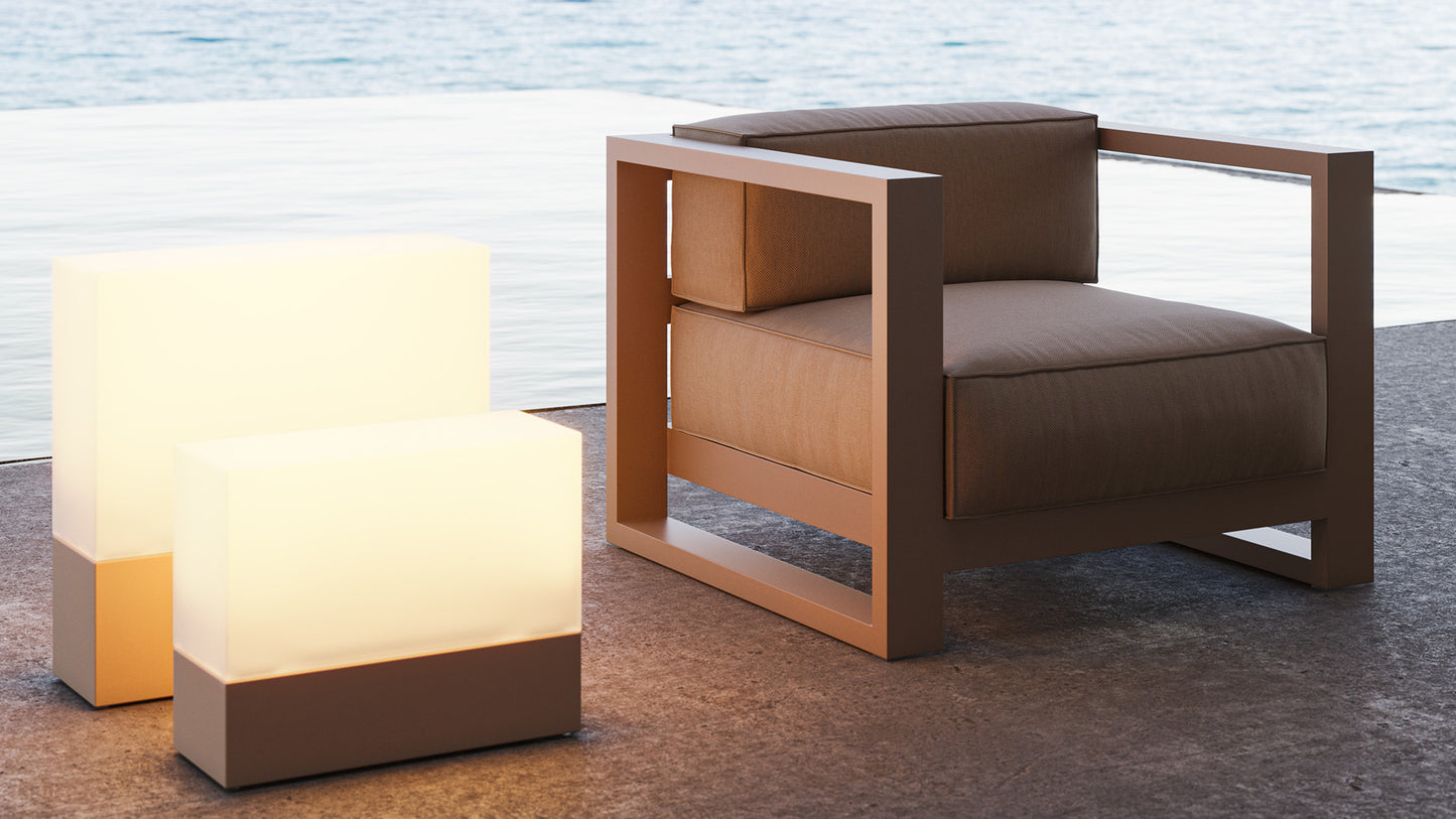 Outdoor armchair - Posidonia