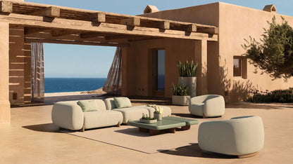 XL outdoor pouf - Milos