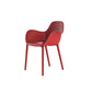 SABINAS Silla con Brazos (4 Pack) para exterior | VONDOM. Silla de diseño moderno para jardín o terraza. Dimensiones: 61x55x80 Diseñado por Javier Mariscal. Fabricado por inyección de resina de alta resistencia reforzada con fibra de vidrio y tratamiento UV.
