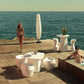 Silla NOMA MEDIUM 59x52x54 para exterior | VONDOM. Silla de diseño moderno para jardín o terraza. Dimensiones: 59x52x54 Diseñado por Javier Mariscal. Fabricado en rotomoldeo de resina de polietileno de alta resistencia reforzada con fibra de vidrio y tratamiento UV.