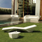 FAZ Mesa Tumbona 60x57x22 para exterior | VONDOM. Mesa Baja de diseño moderno para jardín o terraza. Dimensiones: 60x57x22 Diseñado por Ramón Esteve. Fabricado en rotomoldeo de resina de polietileno de alta resistencia reforzada con fibra de vidrio y tratamiento UV.