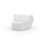 FAZ Sofa Módulo Esquina 45º para exterior | VONDOM. Sofa Modular de diseño moderno para jardín o terraza. Dimensiones: 120x100x70 Diseñado por Ramón Esteve. Fabricado en rotomoldeo de resina de polietileno de alta resistencia reforzada con fibra de vidrio y tratamiento UV.
