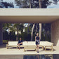 FRAME Sofa Módulo Central para exterior | VONDOM. Sofa Modular de diseño moderno para jardín o terraza. Dimensiones: 120x82x80 Diseñado por Ramón Esteve. Fabricado en rotomoldeo de resina de polietileno de alta resistencia reforzada con fibra de vidrio y tratamiento UV.