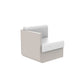 ULM Módulo Derecha para exterior | VONDOM. Sofa Modular de diseño moderno para jardín o terraza. Dimensiones: 82x82x72 Diseñado por Ramón Esteve. Fabricado en rotomoldeo de resina de polietileno de alta resistencia reforzada con fibra de vidrio y tratamiento UV.