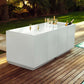 VELA Mesa Ø80cm para exterior | VONDOM. Mesa Baja de diseño moderno para jardín o terraza. Dimensiones: Ø80x30 Diseñado por Ramón Esteve. Fabricado en rotomoldeo de resina de polietileno de alta resistencia reforzada con fibra de vidrio y tratamiento UV.
