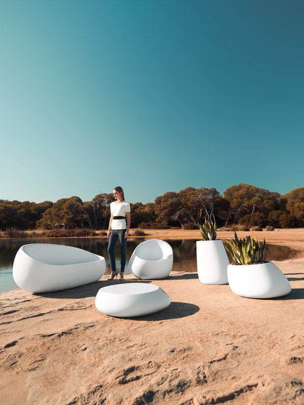 STONE 87x83x25 outdoor table | VONDOM – Arqibo