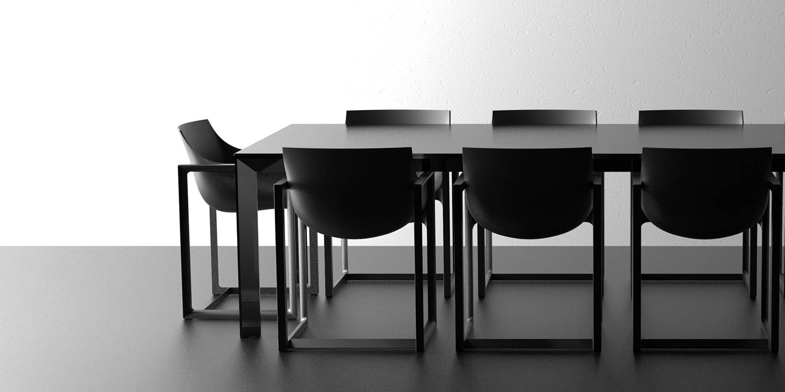 WALL STREET Silla con Brazos 57x53x80cm (4 Pack) para exterior | VONDOM. Silla de diseño moderno para jardín o terraza. Dimensiones: 57x53x80 Diseñado por Eugeni Quitllet. Fabricado por inyección de resina de alta resistencia reforzada con fibra de vidrio y tratamiento UV.