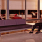 DELTA Sofa Izquierda 32Corner para exterior | VONDOM. Sofa Modular de diseño moderno para jardín o terraza. Dimensiones: 342x266x72 Diseñado por Jorge Pensi. Fabricado en rotomoldeo de resina de polietileno de alta resistencia reforzada con fibra de vidrio y tratamiento UV.
